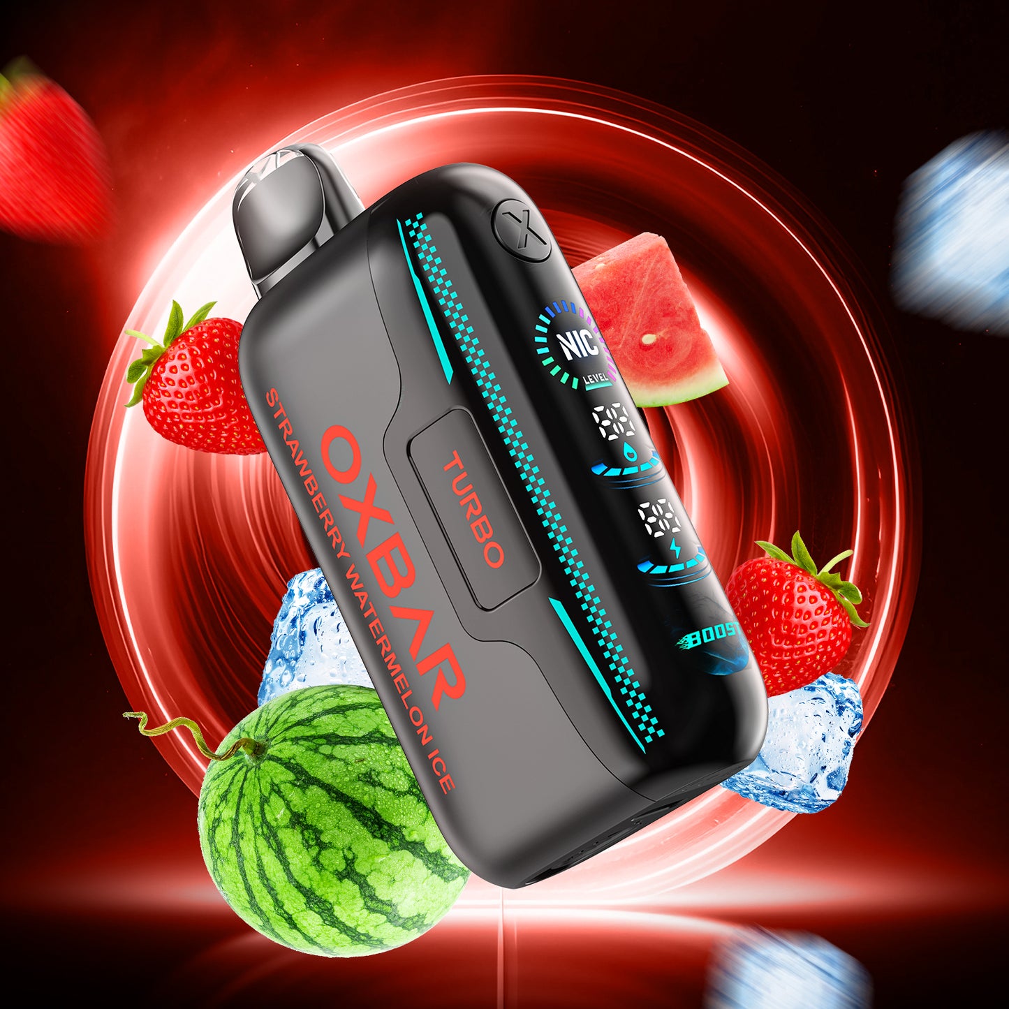 Oxbar 42K strawberry watermelon ice 20mg Disposable