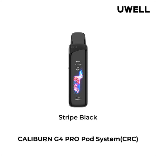 Uwell Caliburn G4 PRO Pod System Kit Stripe Black