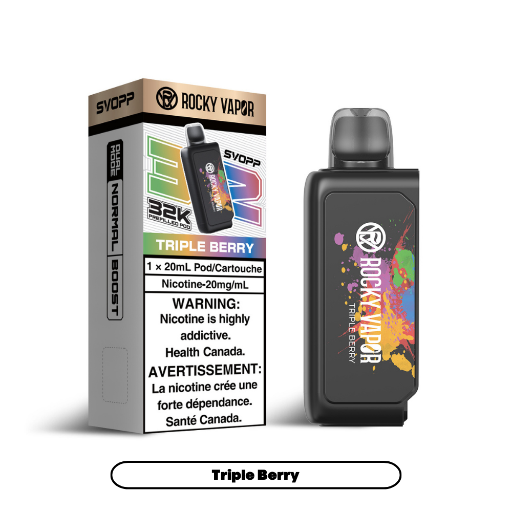 Rocky Vapor Svopp 32K triple berry 20mg Disposable Pods