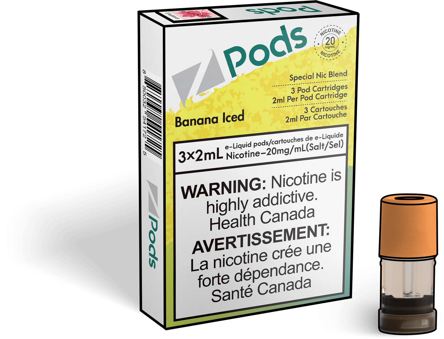 Z Pods banana iced 20mg