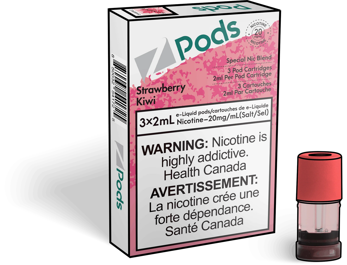 Z Pods strawberry kiwi 20mg
