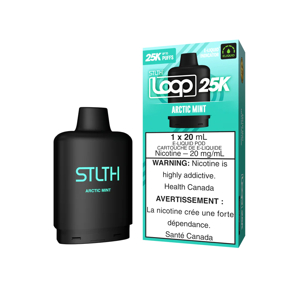 Stlth Loop 25k arctic mint 20mg Disposable Pods