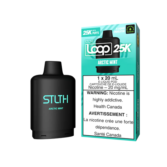 Stlth Loop 25k arctic mint 20mg Disposable Pods