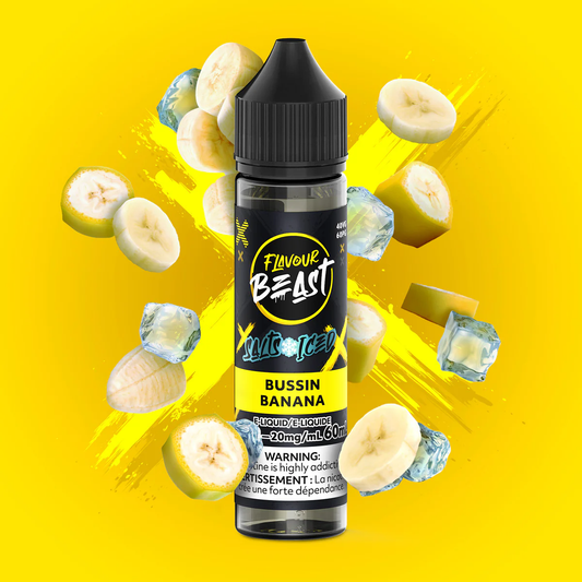 Flavour Beast bussin banana iced 20mg E-Liquid 60ml