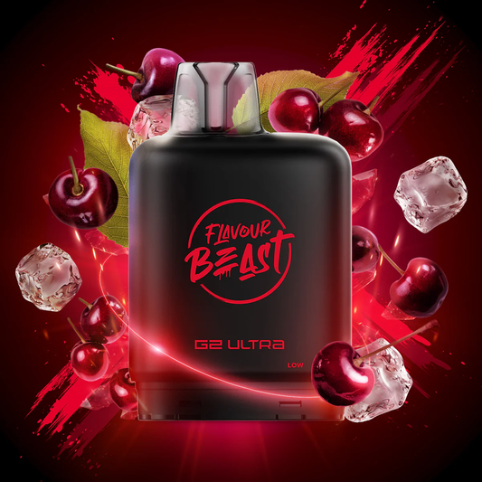 Flavour Beast Level X Ultra cherry blast iced 20mg Disposable Pods