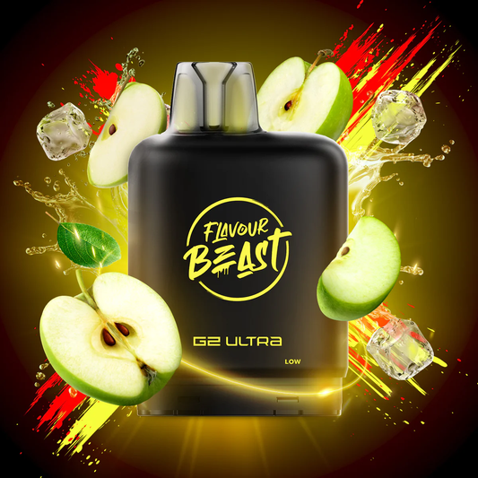 Flavour Beast Level X Ultra chuggin apple canada d 20mg Disposable Pods