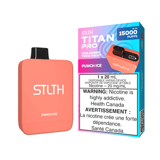 Stlth Titan Pro 15k punch ice 20mg Disposable