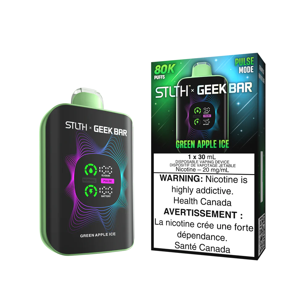 Stlth x Geek Bar green apple ice 20mg Disposable