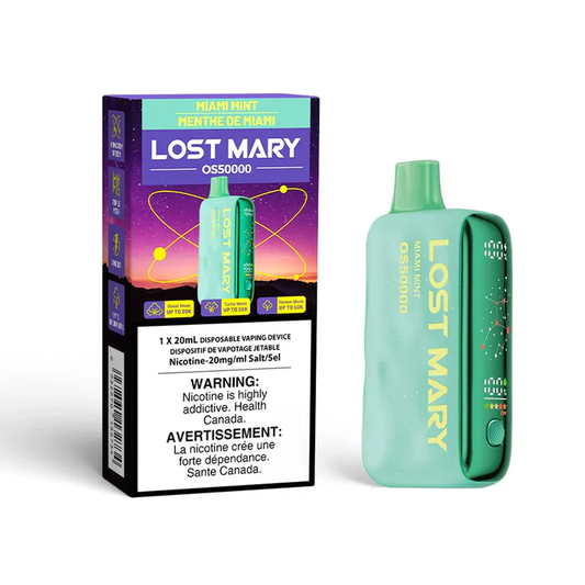 Lost Mary OS 50K miami mint 20mg Disposable