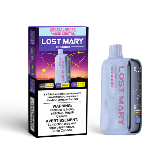 Lost Mary OS 50K crystal grape 20mg Disposable