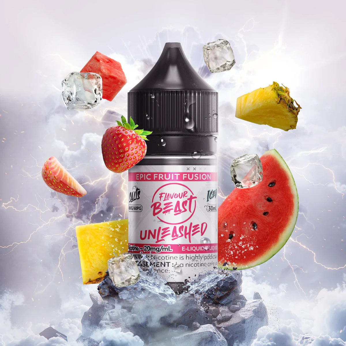 Flavour Beast Unleashed epic fruit fusion iced 20mg E-Liquid 30ml