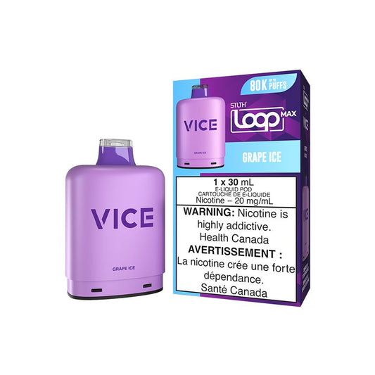 Stlth x Vice Loop Max grape ice 20mg Disposable Pods